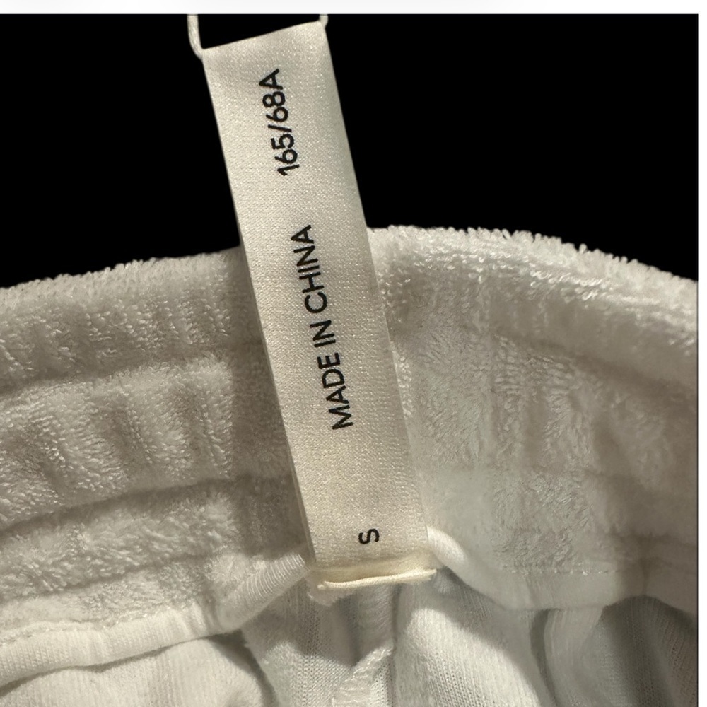 MAGNLENS  Textured Logo Wide Leg Pants NWT Small - Picture 3 of 6